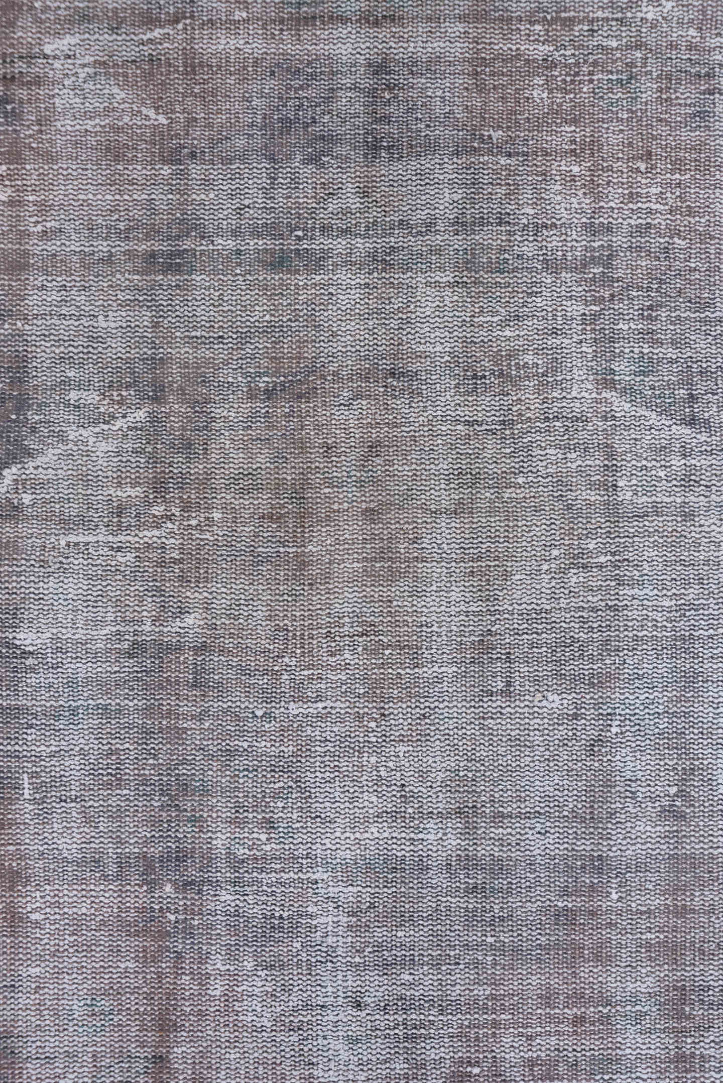 6' x 9' one-of-a-kind handmade vintage Sparta medium size rug. Color palette: gray, taupe, slate, ivory, pale_blue, beige
