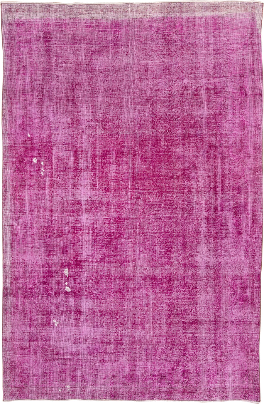 7' x 10' one-of-a-kind handmade vintage Sparta large size rug. Color palette: fuchsia, rose, magenta, blush, ivory, pink