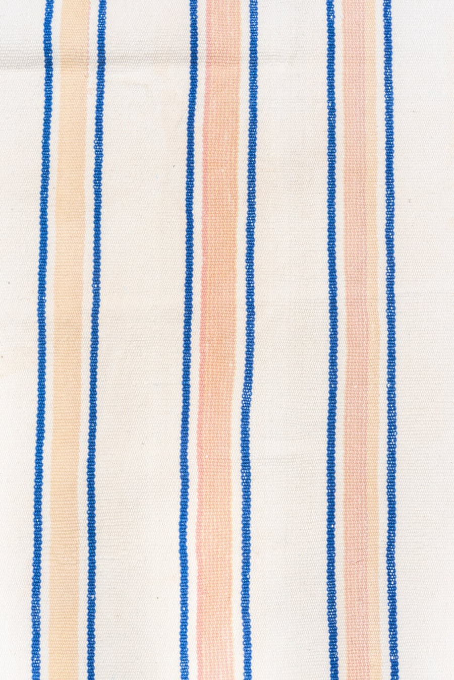 2' x 11' one-of-a-kind handmade antique Flatweave runner rug. Color palette: ivory, blue, rose, pink, red
