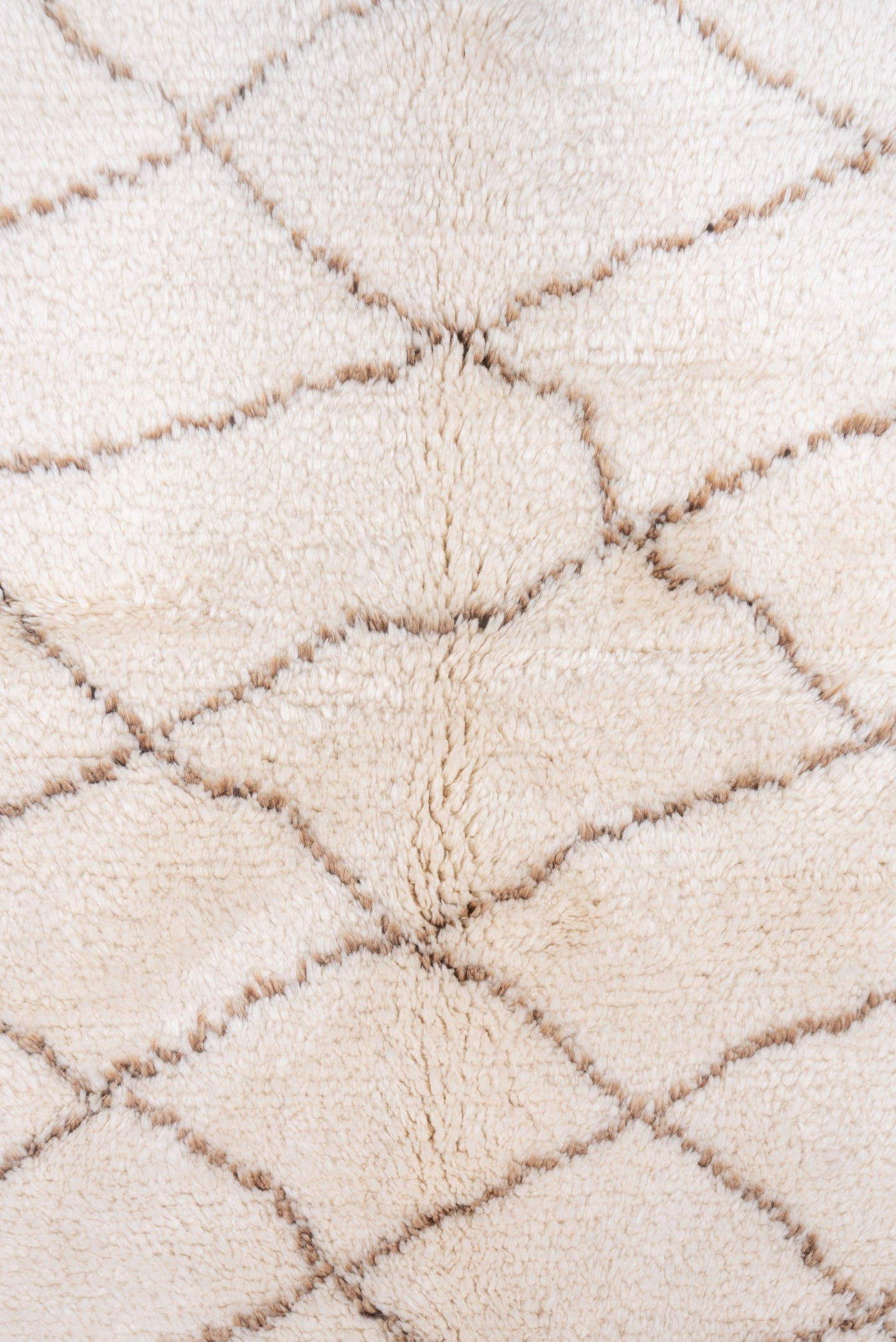 5' x 7' one-of-a-kind handmade vintage Moroccan rug. Color palette: ivory, taupe, cream, beige, gray