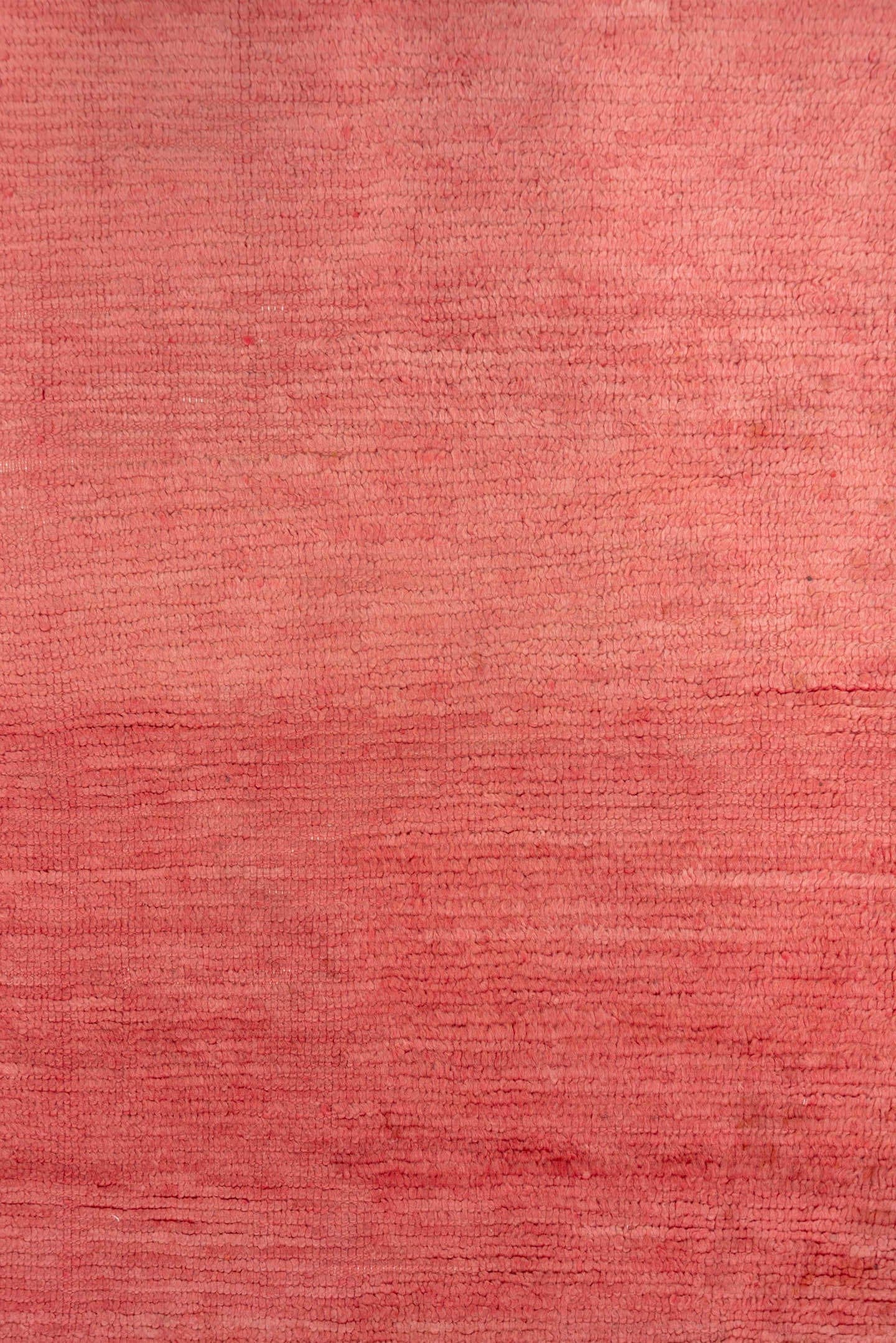 3' x 13' one-of-a-kind handmade vintage Rag Rug runner rug. Color palette: rose, charcoal, dusty pink, pink, red, gray
