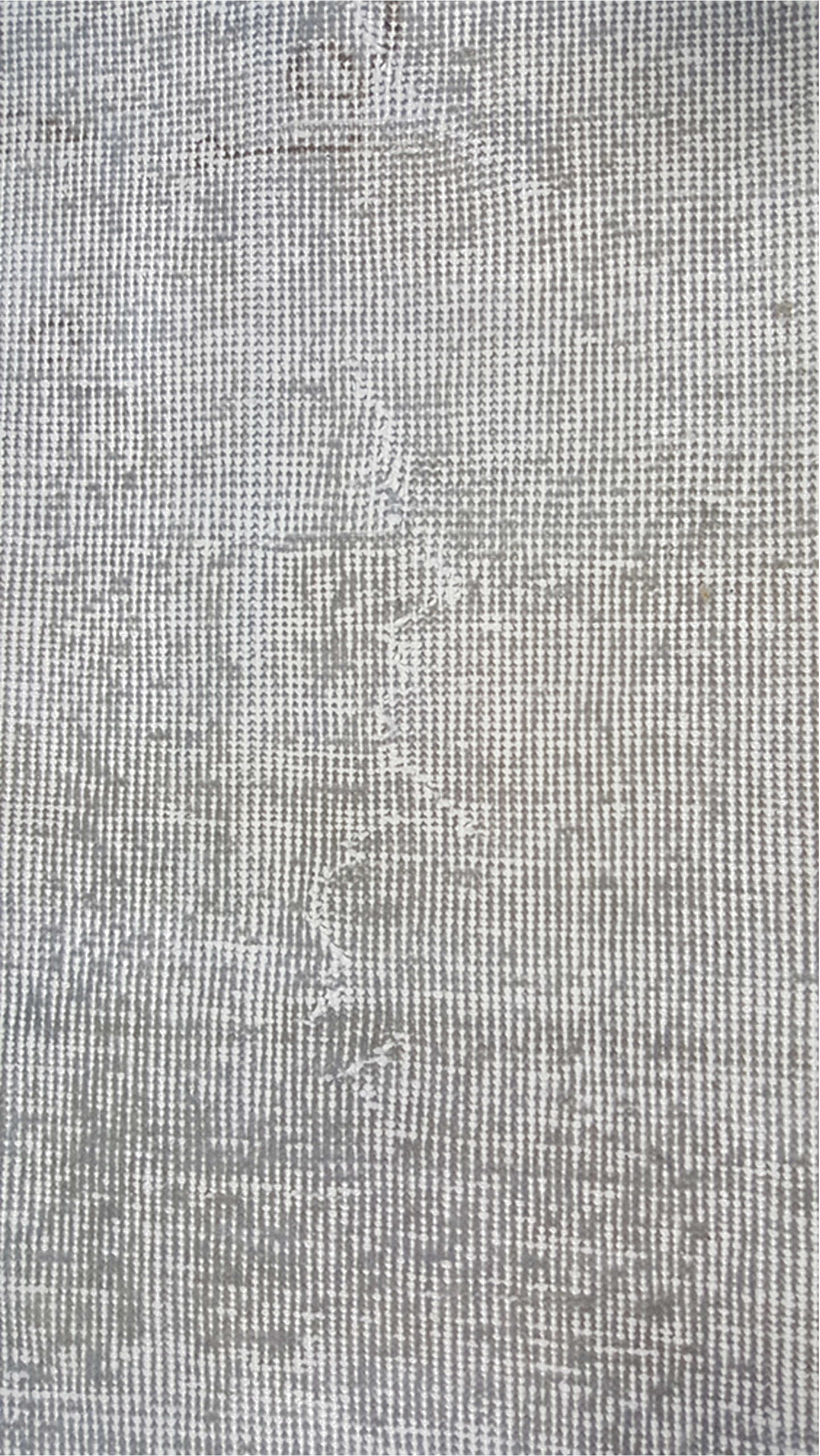 6' x 9' one-of-a-kind handmade vintage Overdyed medium size rug. Color palette: brown, dark gray, dim gray, gainsboro, gray