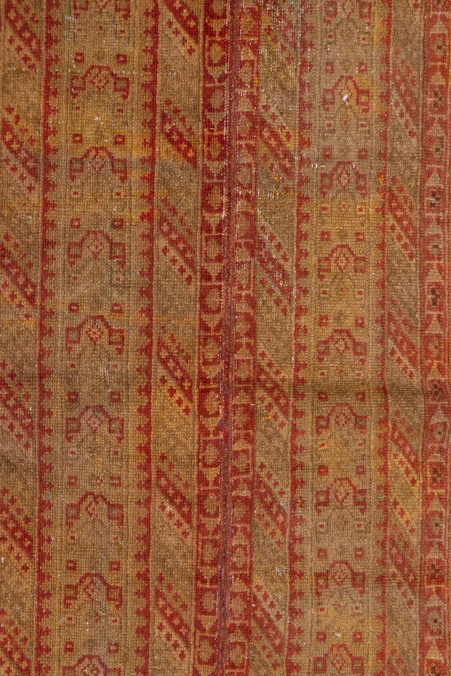 2' x 6' one-of-a-kind handmade vintage Malayer runner rug. Color palette: camel, rust, terra cotta, ivory, sienna, gold