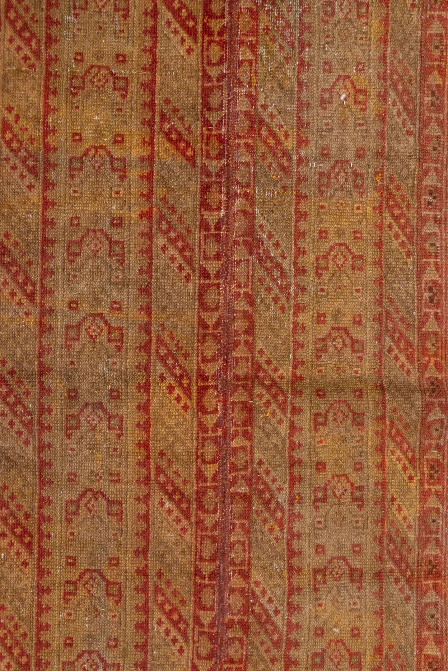 2' x 6' one-of-a-kind handmade vintage Malayer runner rug. Color palette: camel, rust, terra cotta, ivory, sienna, gold