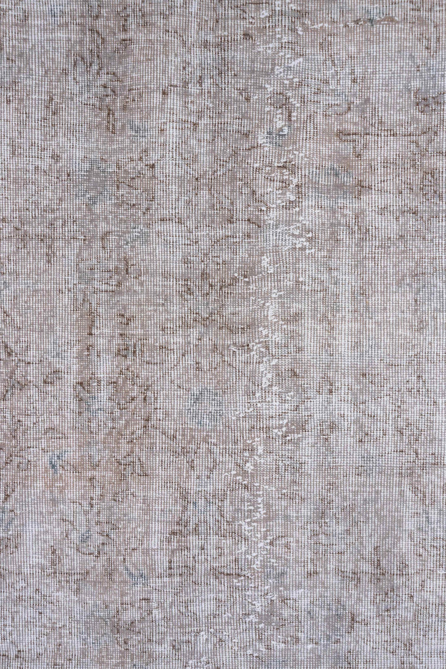 6' x 10' one-of-a-kind handmade vintage Sparta large size rug. Color palette: ivory, taupe, beige, stone, light gray, gray
