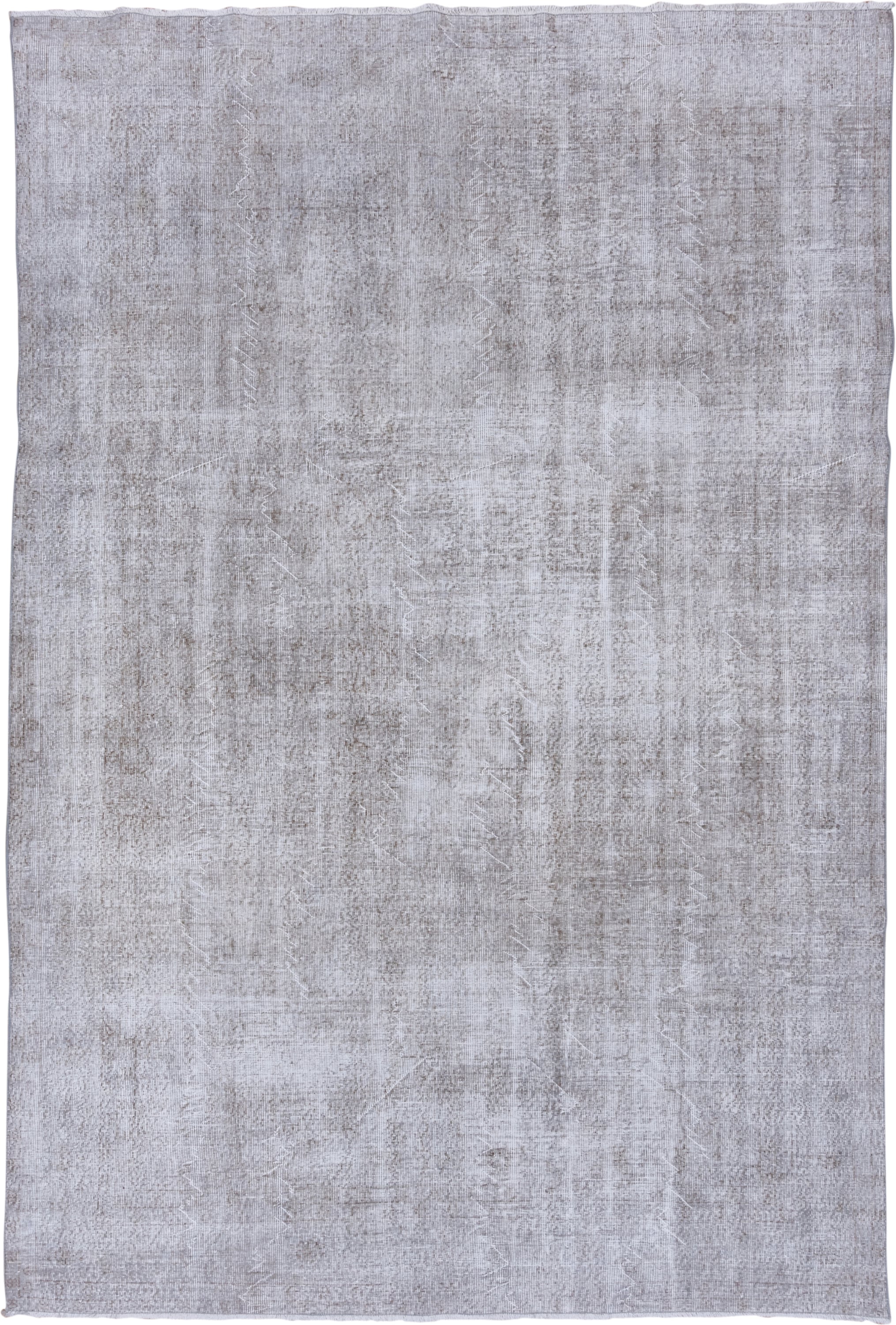 8' x 11' one-of-a-kind handmade vintage Sparta large size rug. Color palette: ivory, taupe, greige, stone, light gray, beige
