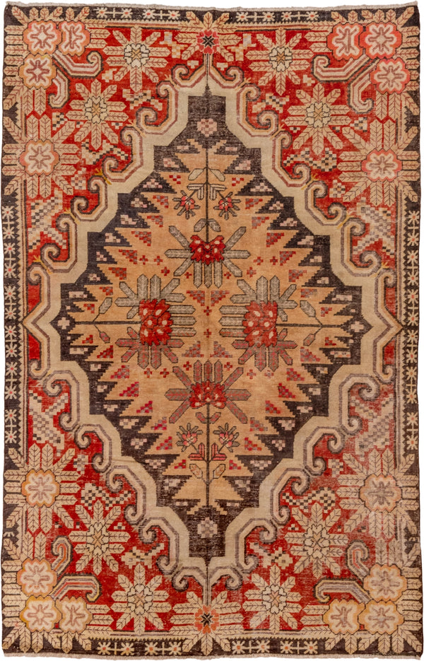 Geometric Khotan Rugs