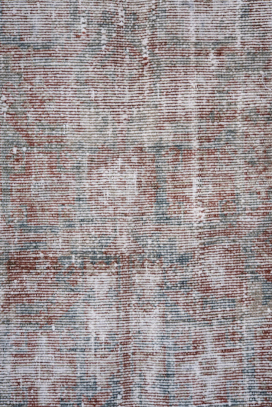 4' x 9' one-of-a-kind handmade antique Malayer runner rug. Color palette: rose, ivory, dusty blue, taupe, blush, faded rust