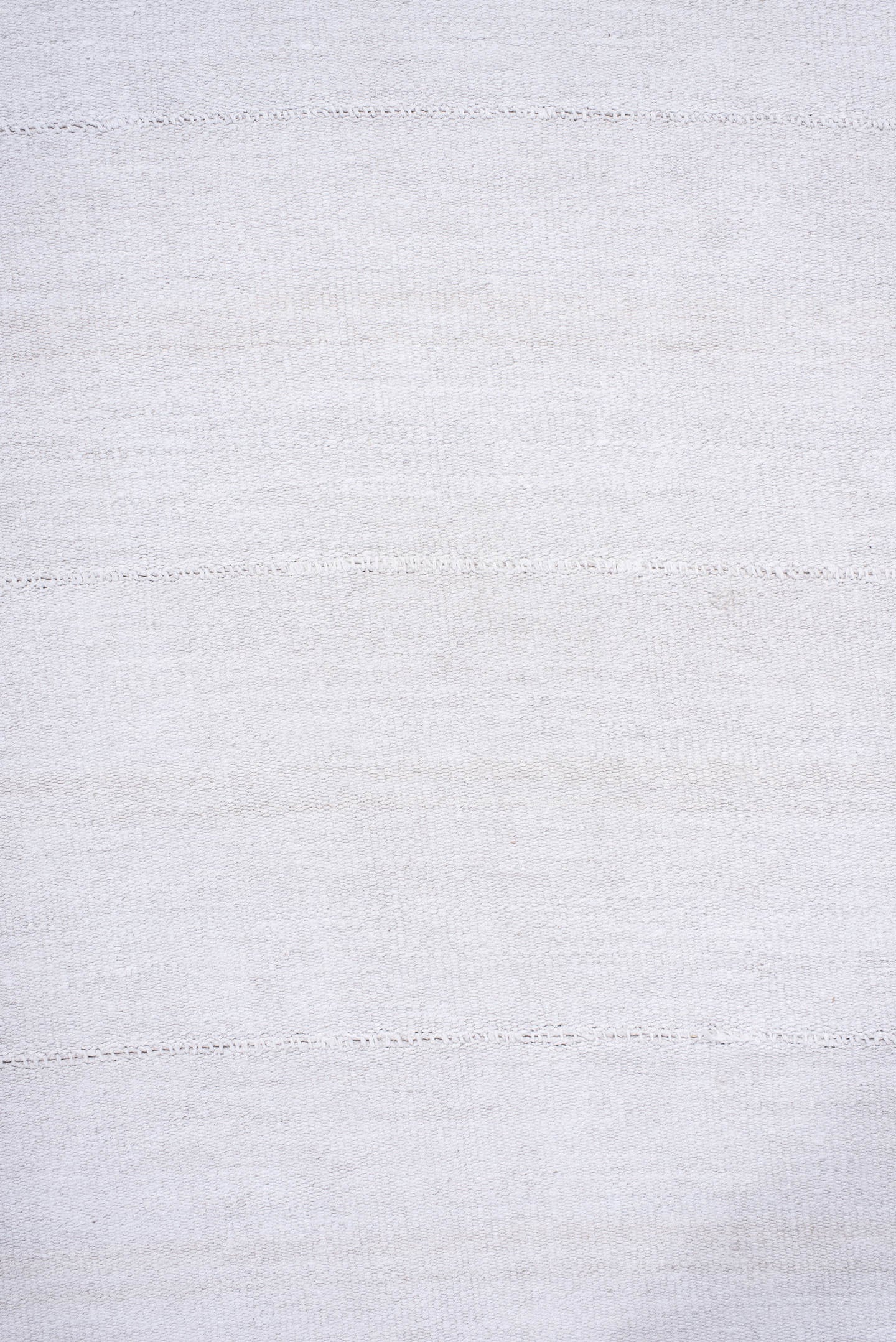 8' x 13' one-of-a-kind handmade antique Flatweave large size rug. Color palette: ivory, cream, taupe, beige, gray