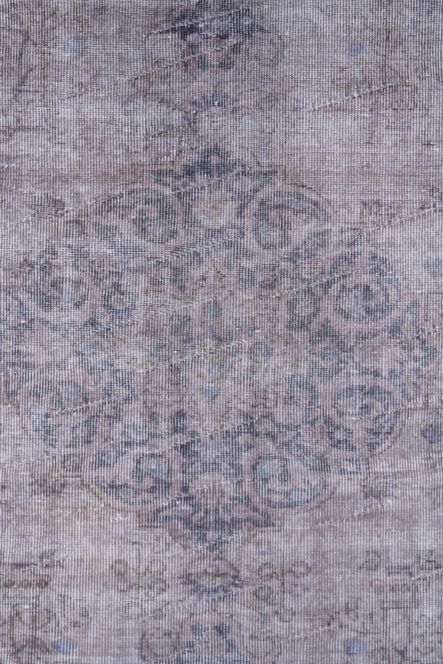 6' x 8' one-of-a-kind handmade vintage Sparta medium size rug. Color palette: taupe, ivory, dusty rose, slate, lavender