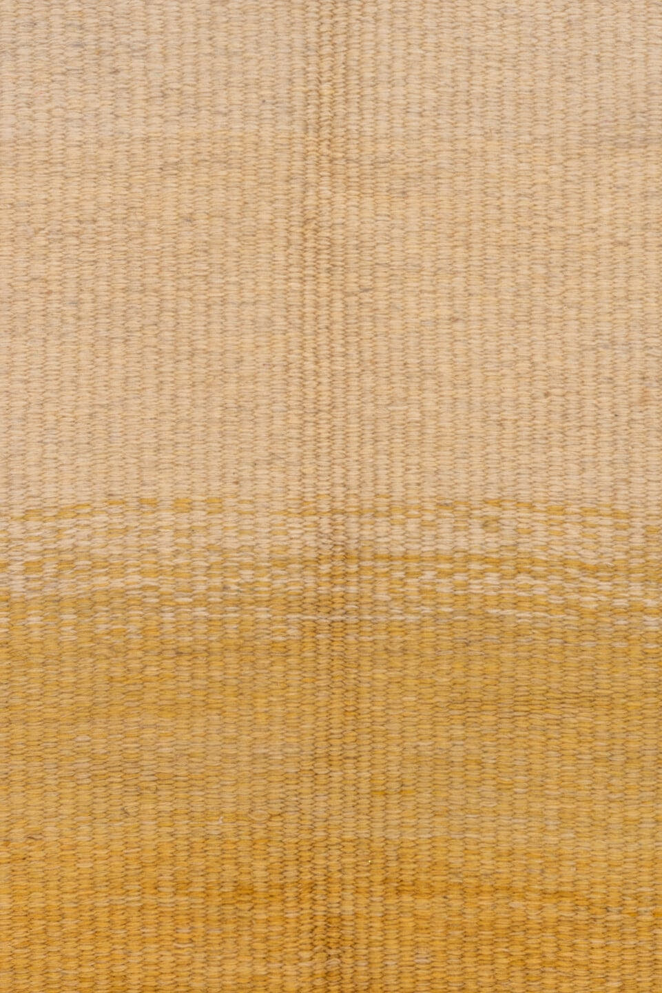 4' x 6' one-of-a-kind handmade vintage Flatweave small size rug. Color palette: gold, ivory, ochre, cream, brown