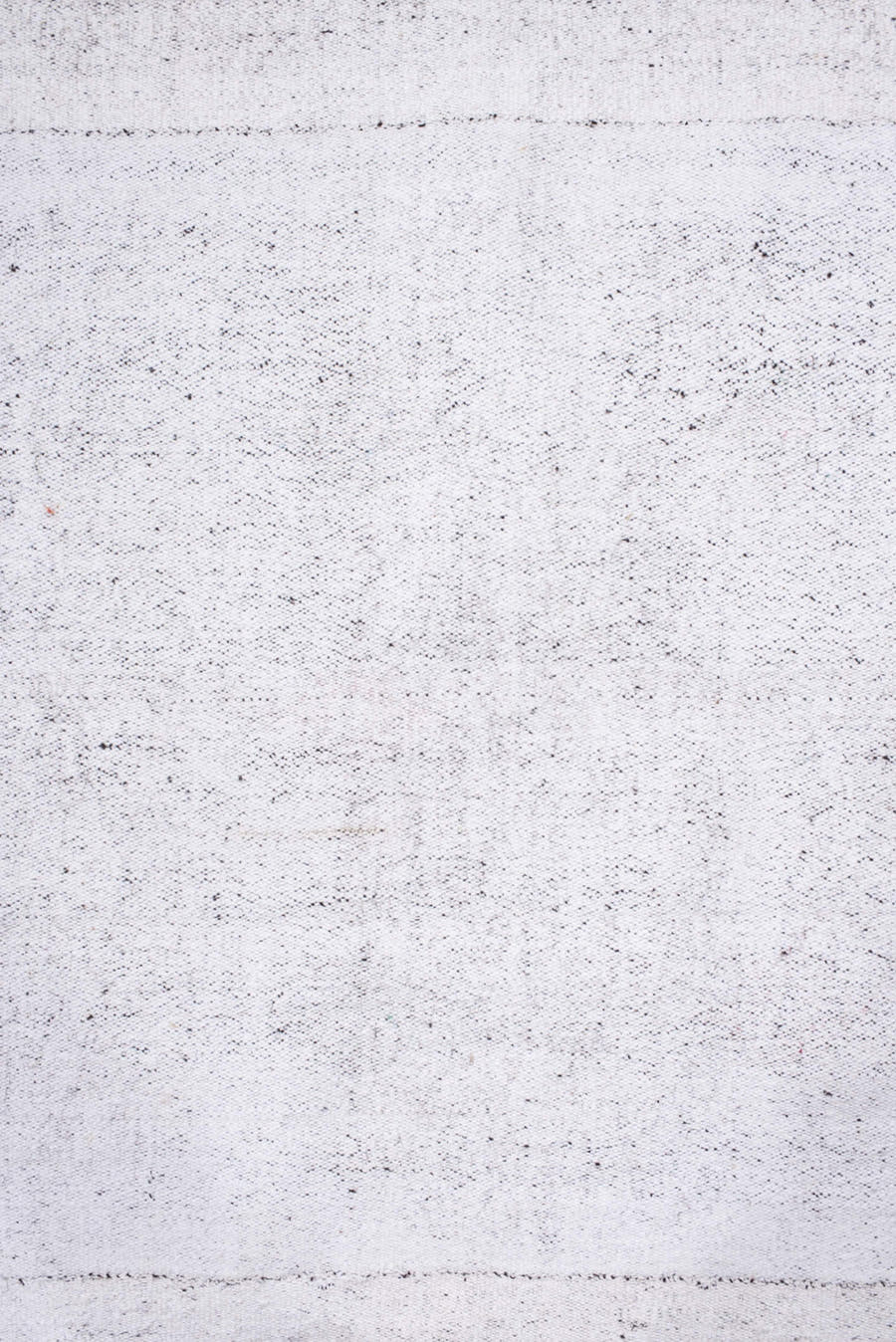 7' x 7' one-of-a-kind handmade antique Flatweave rug. Color palette: ivory, cream, taupe, pale gray, beige, gray, light gray
