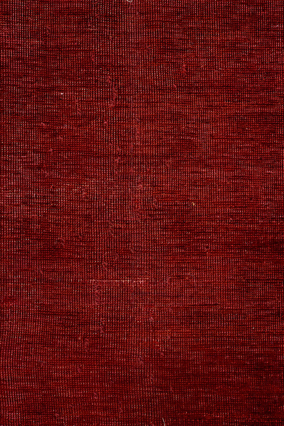 9' x 12' one-of-a-kind handmade vintage Agra large size rug. Color palette: brown, off-white, orange, pink, red, redwood