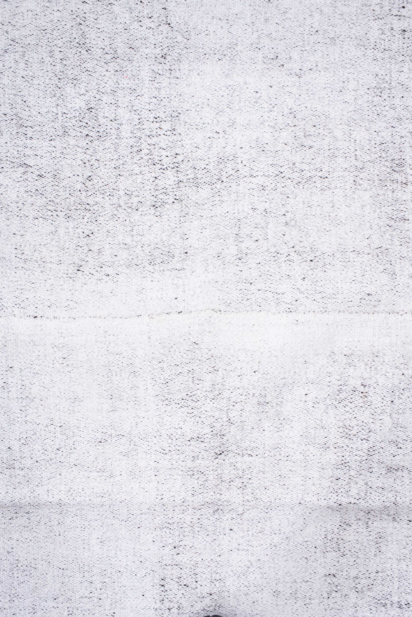 10' x 12' one-of-a-kind handmade antique Flatweave large size rug. Color palette: ivory, cream, pale gray, light gray