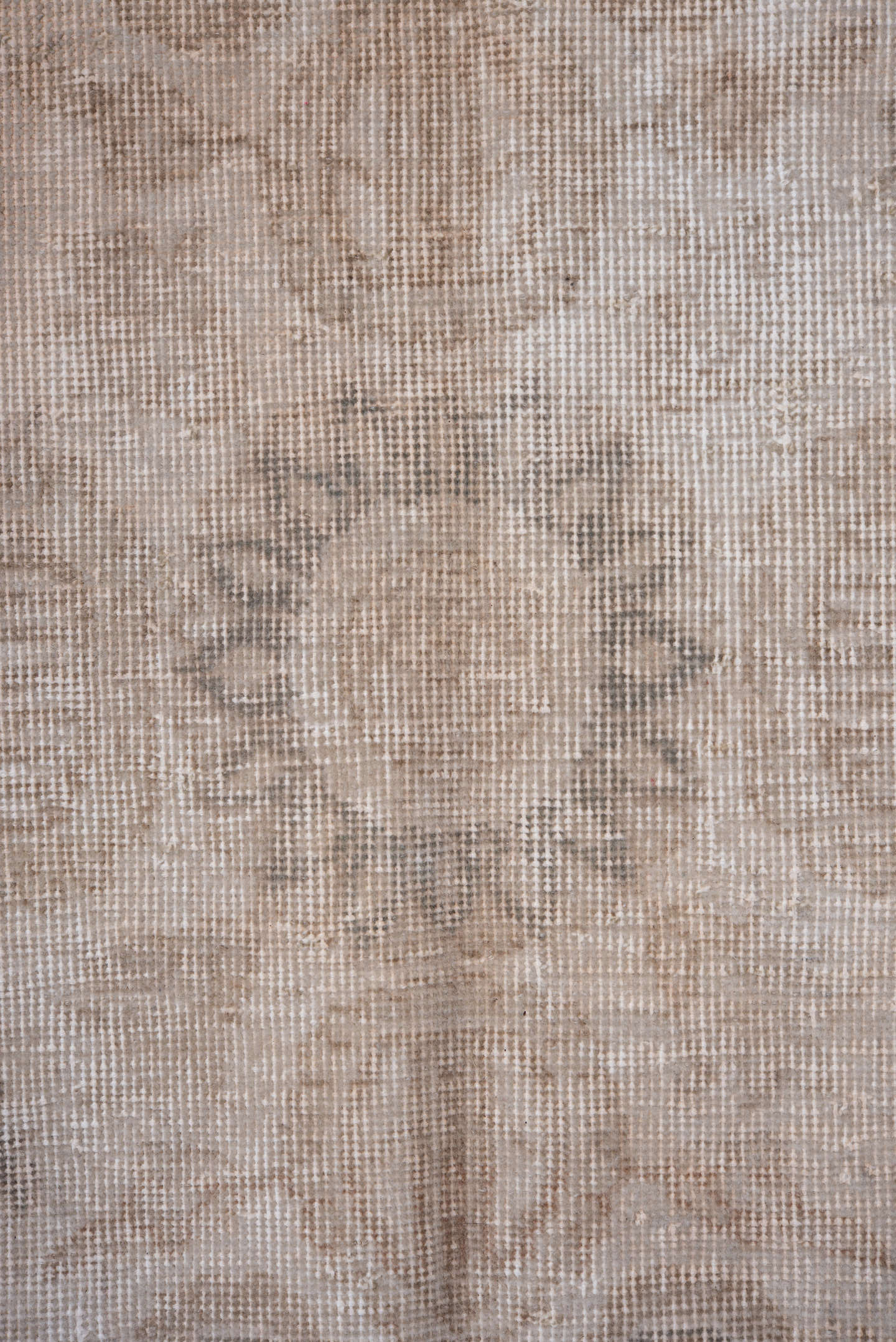 6' x 10' one-of-a-kind handmade antique Sparta large size rug. Color palette: ivory, blush, taupe, pale blue, beige, sand