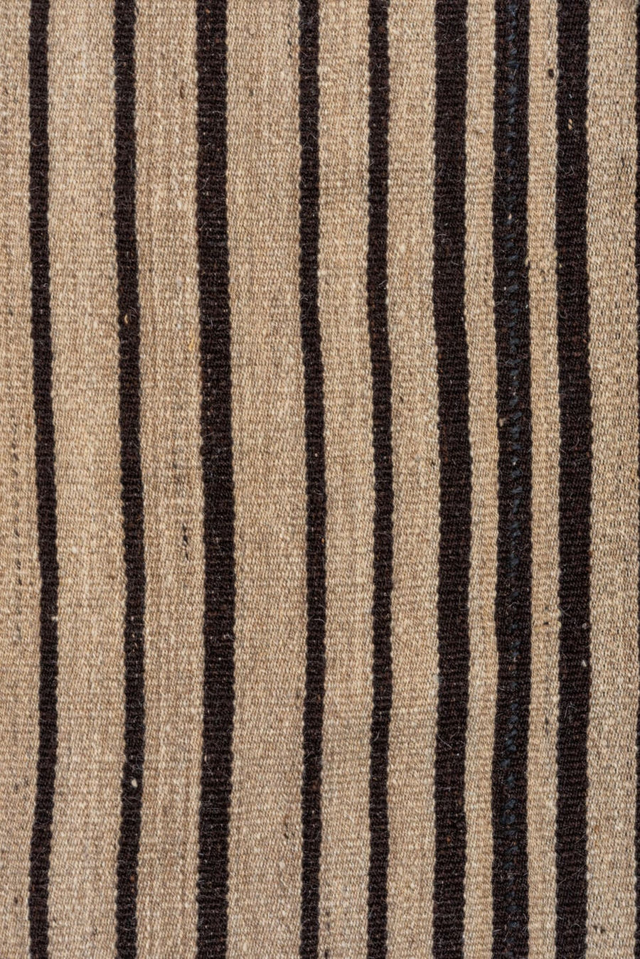 5' x 7' one-of-a-kind handmade vintage Kilim rug. Color palette: beige, dark_brown, ivory, brown