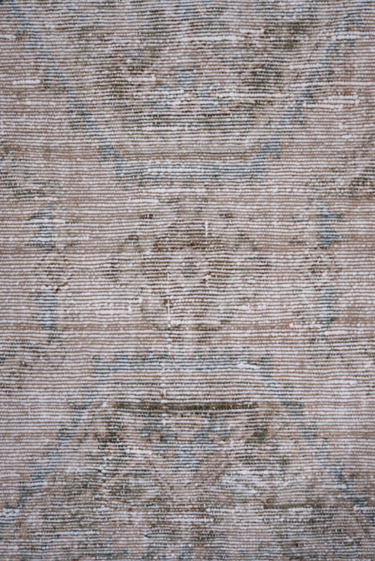 3' x 12' one-of-a-kind handmade antique Malayer runner rug. Color palette: taupe, ivory, pale blue, beige, stone, gray