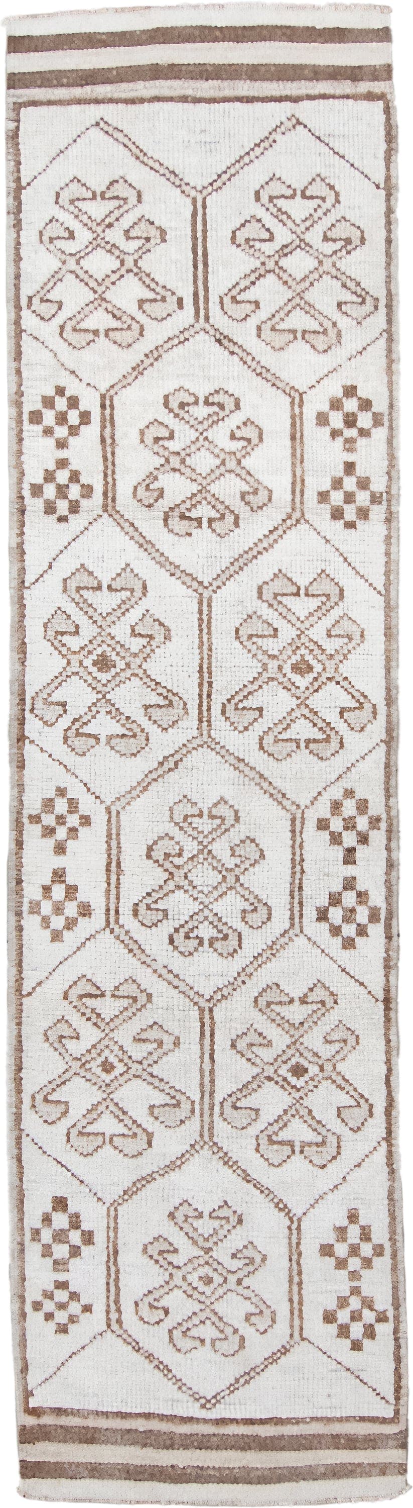 5' x 8' one-of-a-kind handmade vintage Kilim medium size rug. Color palette: ivory, taupe, brown, beige, gray