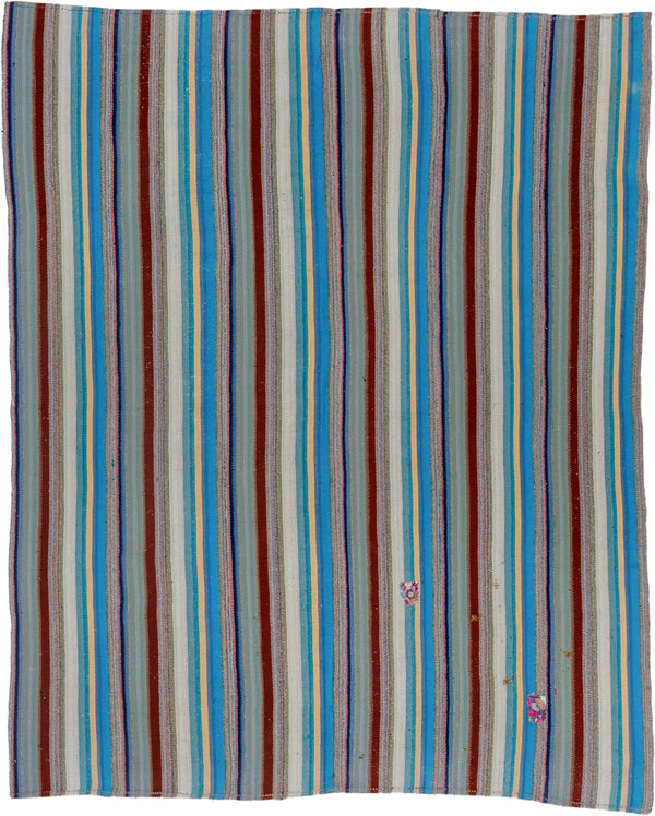 Striped Teal Rugs
