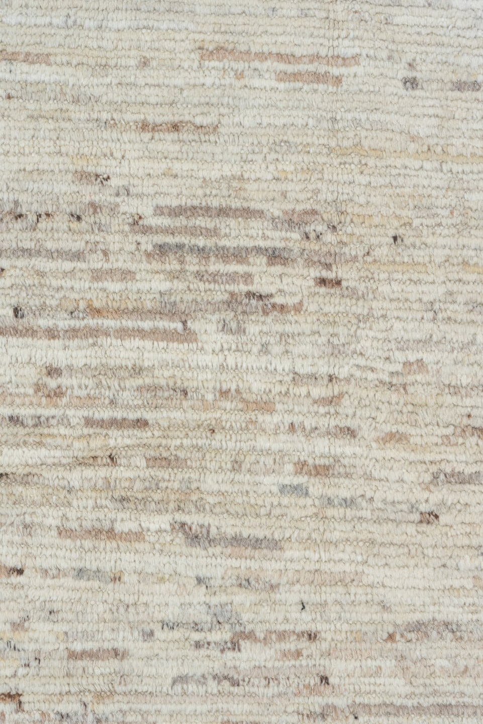9' x 10' one-of-a-kind handmade vintage Tulu large size rug. Color palette: ivory, cream, taupe, beige, brown, gray