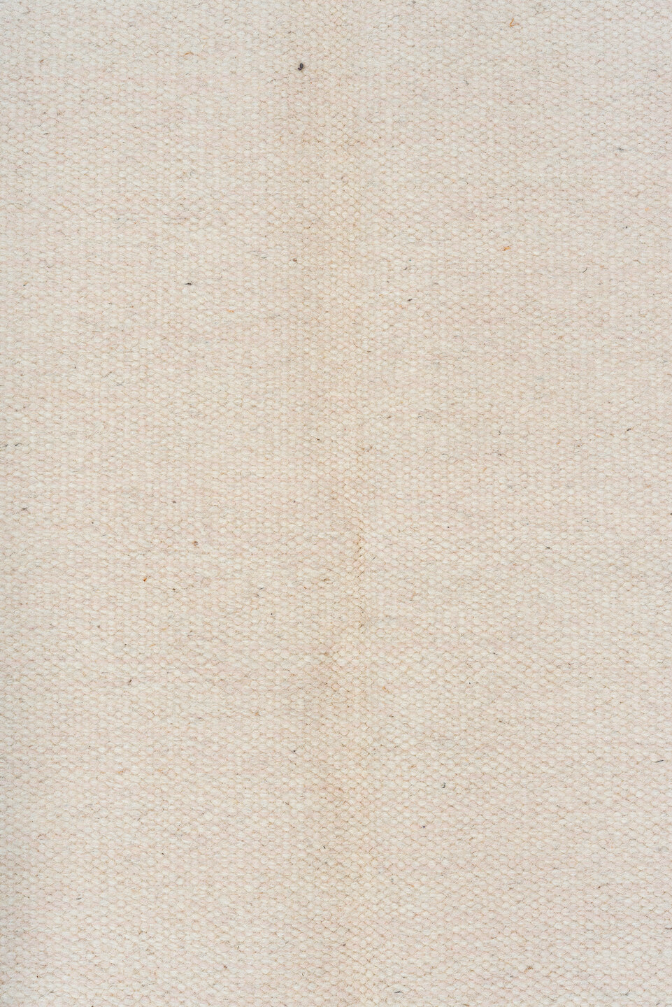 5' x 7' one-of-a-kind handmade vintage Rollaken rug. Color palette: ivory, camel, cream, pale_blue, beige, light blue