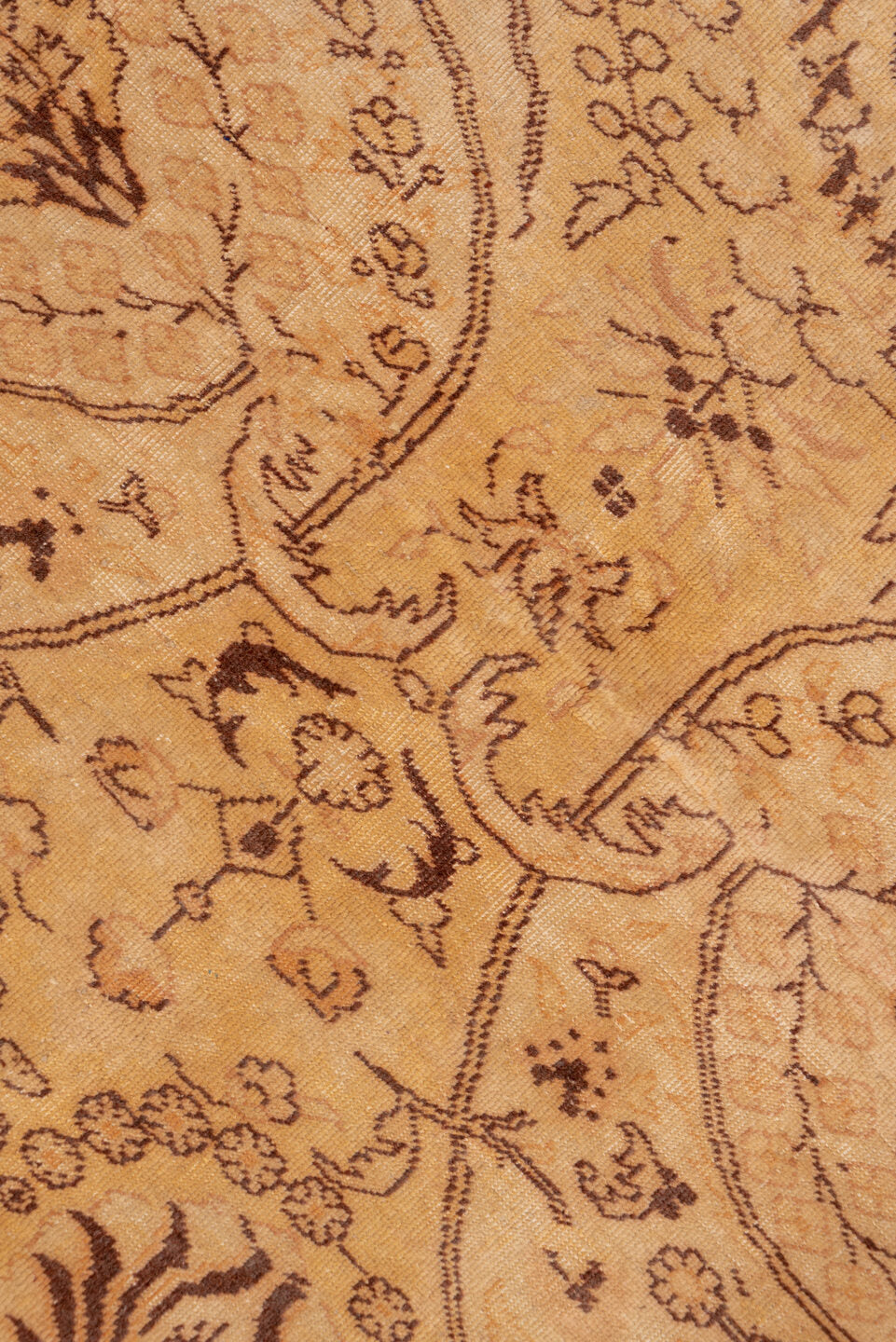 8' x 11' one-of-a-kind handmade vintage Sivas large size rug. Color palette: brown, gray, light gray, off-white, pink, snow