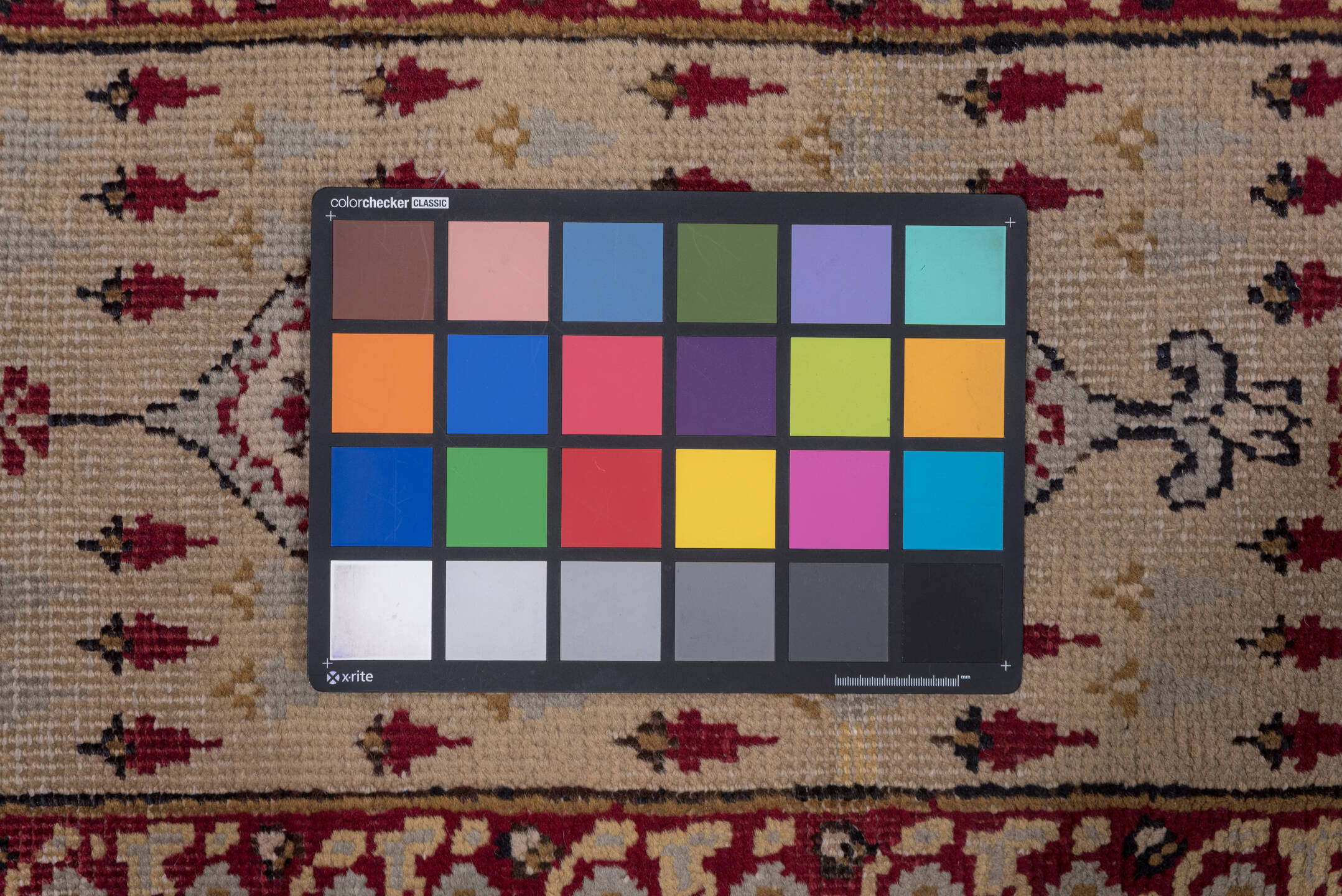 1' x 18' one-of-a-kind handmade vintage Oushak rug. Color palette: brown, gray, off-white, pink, red, redwood, snow, white