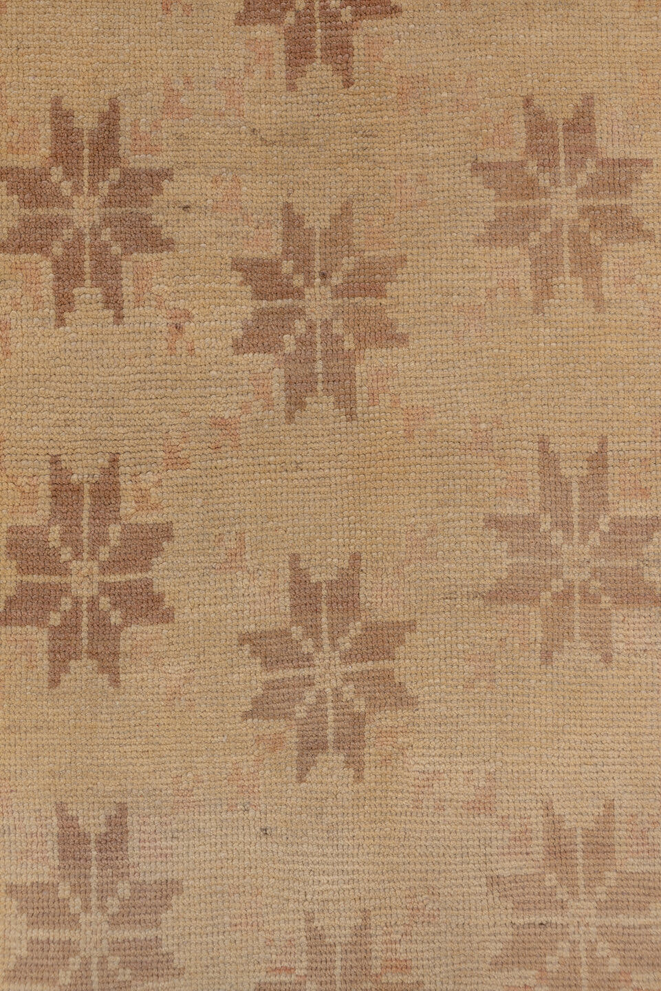 3' x 10' one-of-a-kind handmade vintage Tulu runner rug. Color palette: beige, taupe, dusty_rose, camel, gray, pink