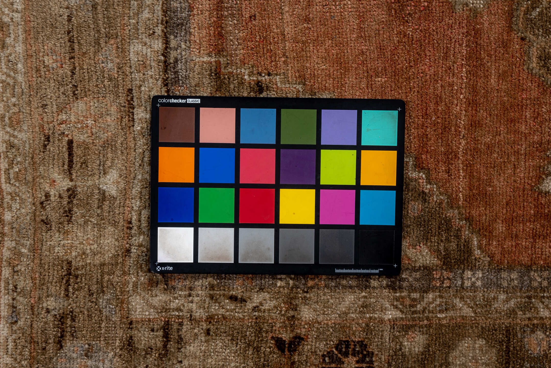 3' x 5' one-of-a-kind handmade vintage Oushak small size rug. Color palette: black, brown, gray, off-white, pink, snow