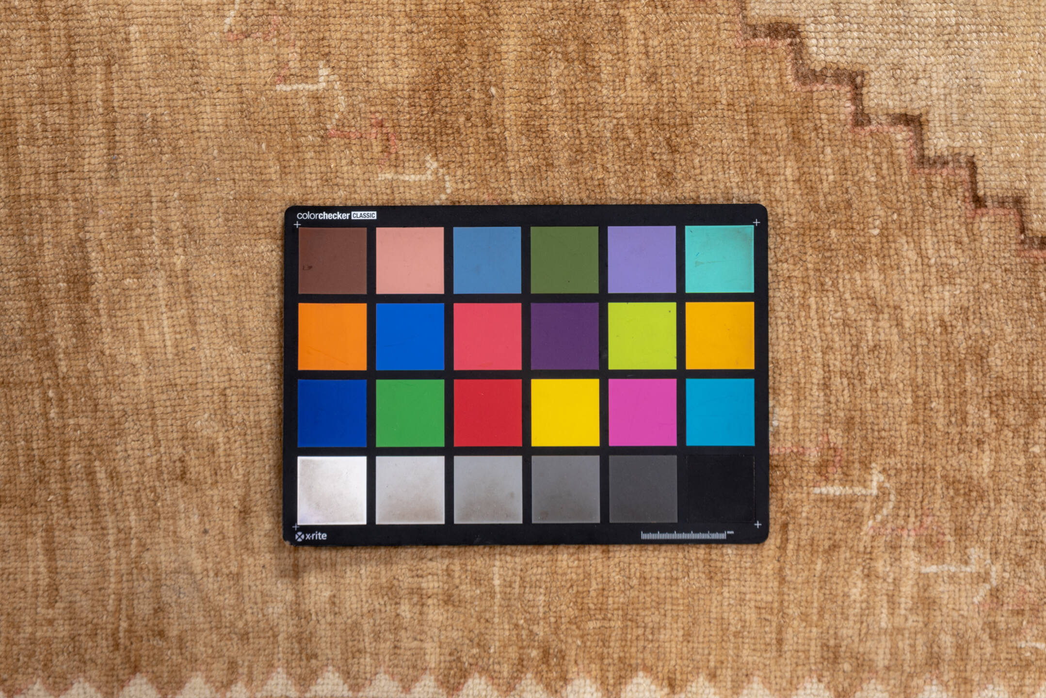 7' x 9' one-of-a-kind handmade vintage Oushak rug. Color palette: brown