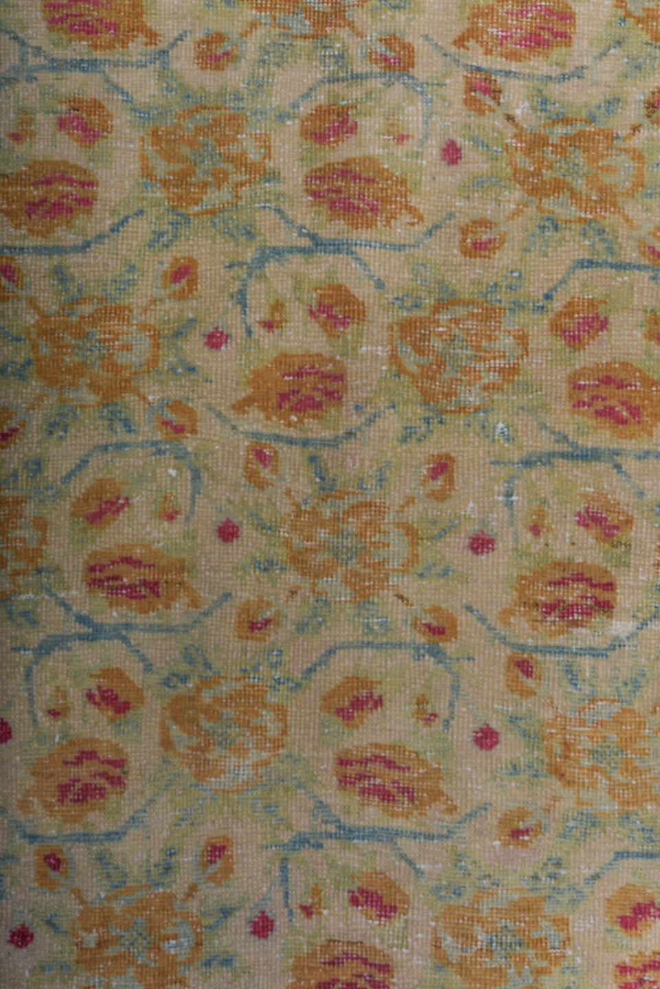 5' x 8' one-of-a-kind handmade vintage Afshar medium size rug. Color palette: ivory, gold, sky_blue, rose, taupe, saffron