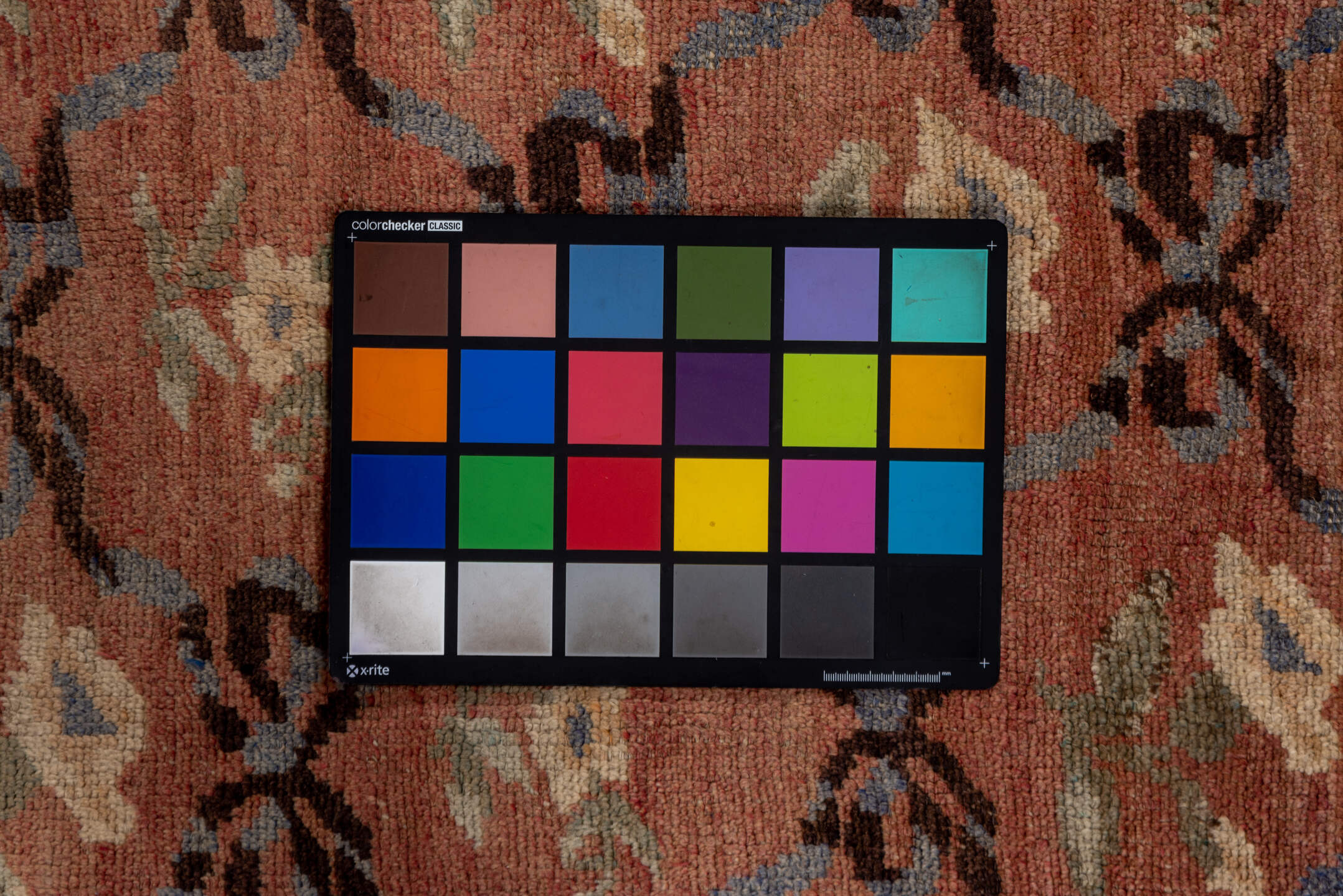 5' x 11' one-of-a-kind handmade vintage Oushak rug. Color palette: brown, gray, orange, pink, red, redwood