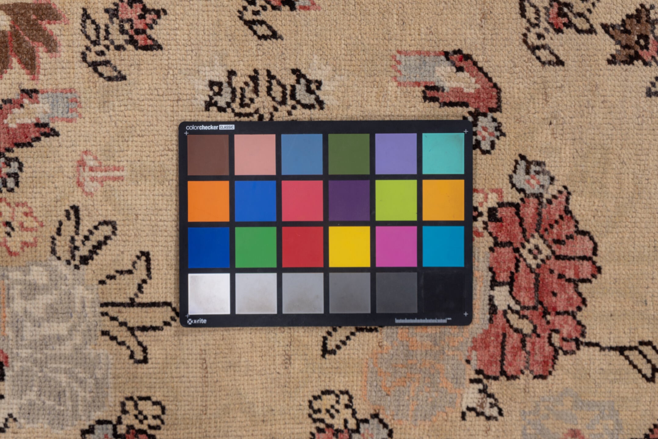 5' x 11' one-of-a-kind handmade vintage Konya runner rug. Color palette: brown, gray, off-white, orange, pink, red, tan