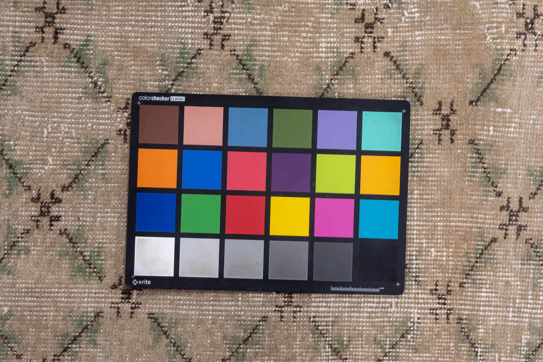 5' x 8' one-of-a-kind handmade vintage Konya medium size rug. Color palette: taupe, beige, charcoal, sage, ivory, gray