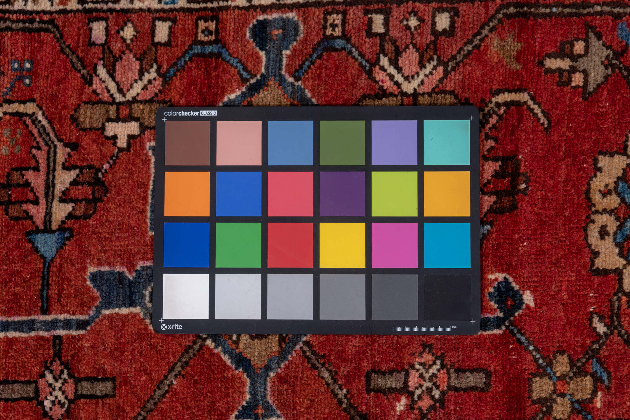 12' x 18' one-of-a-kind handmade antique Serapi oversize rug. Color palette: ivory, rust, brick red, indigo, sky blue, camel