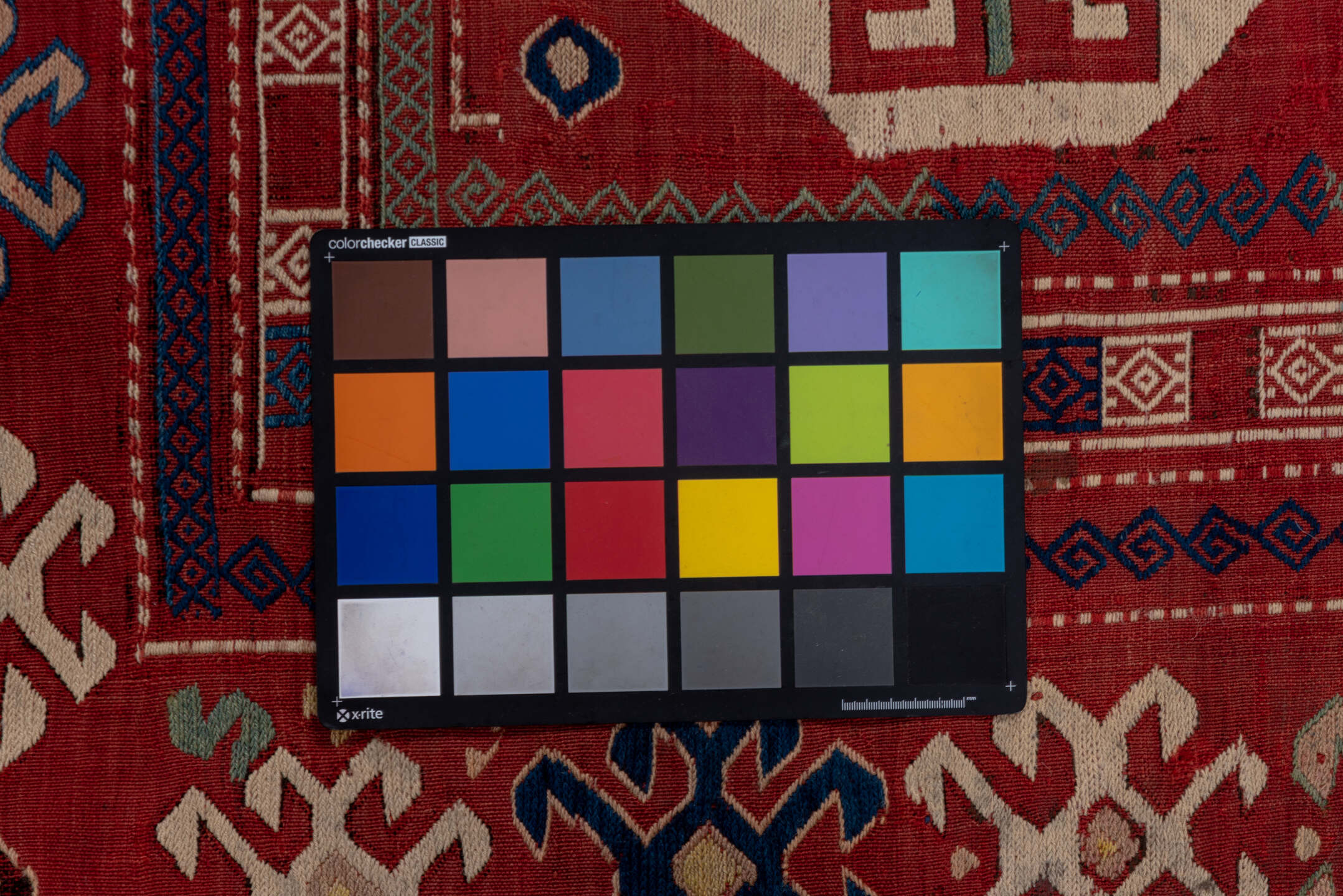 5' x 8' one-of-a-kind handmade vintage Sumak medium size rug. Color palette: blue, brown, fiord, gray, pink, red