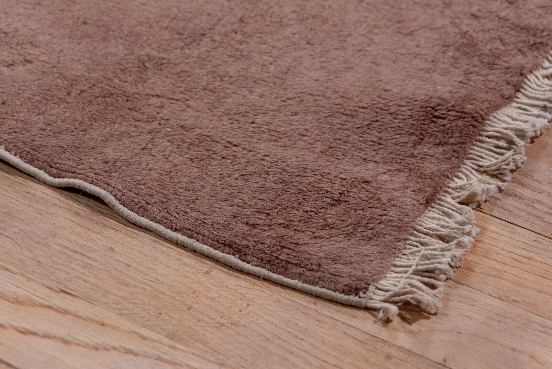 12' x 20' one-of-a-kind handmade antique Chinese oversize rug. Color palette: rose, taupe, beige, mauve, dusty lavender