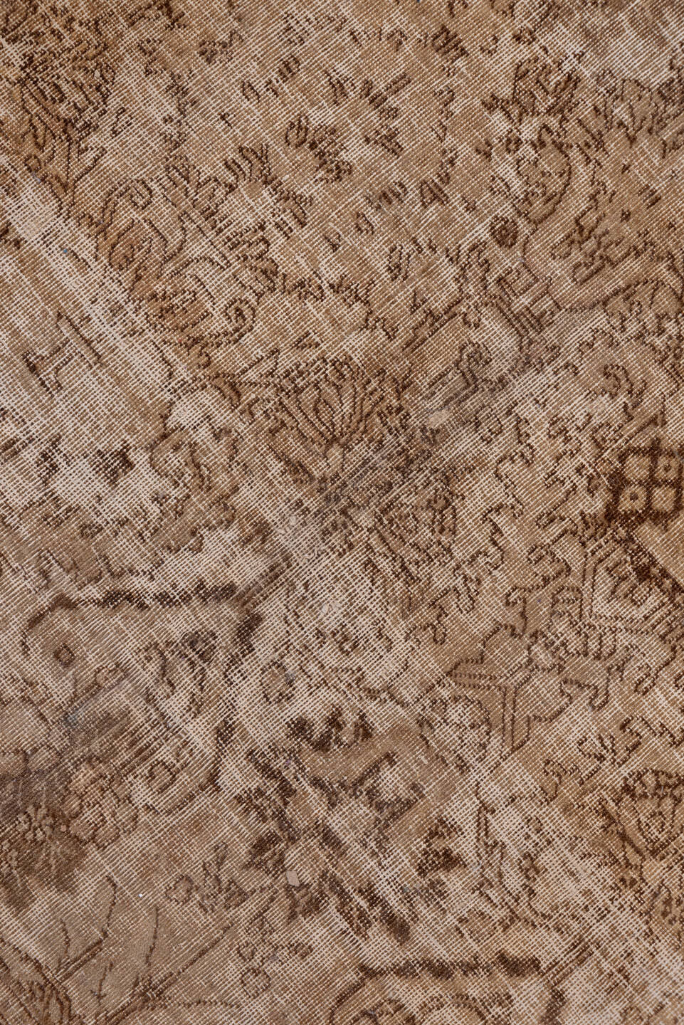 6' x 8' one-of-a-kind handmade antique Tabriz medium size rug. Color palette: taupe, beige, brown, camel, ivory, gray