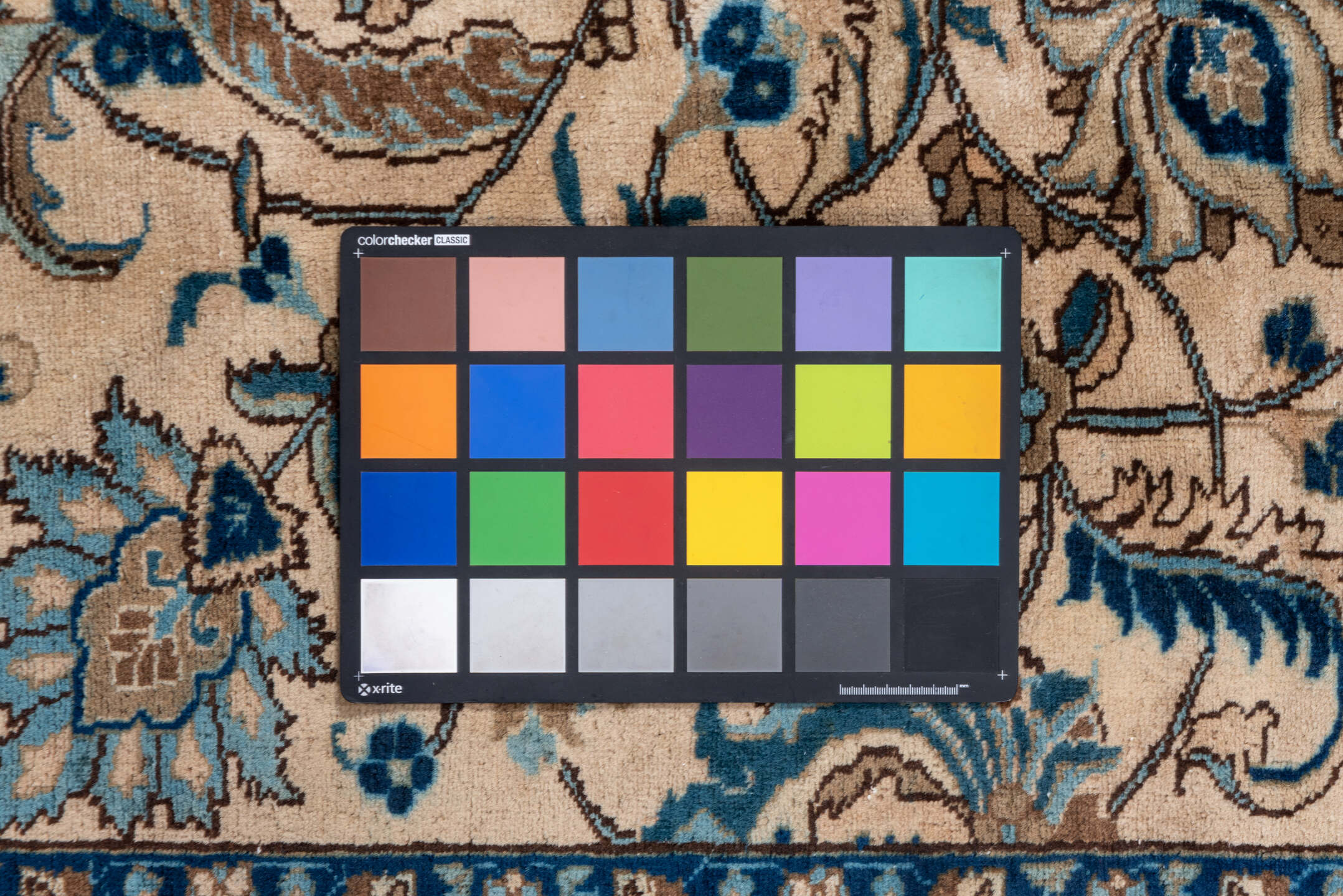 6' x 8' one-of-a-kind handmade vintage Tabriz medium size rug. Color palette: arapawa, blue, brown, dark gray, dim gray