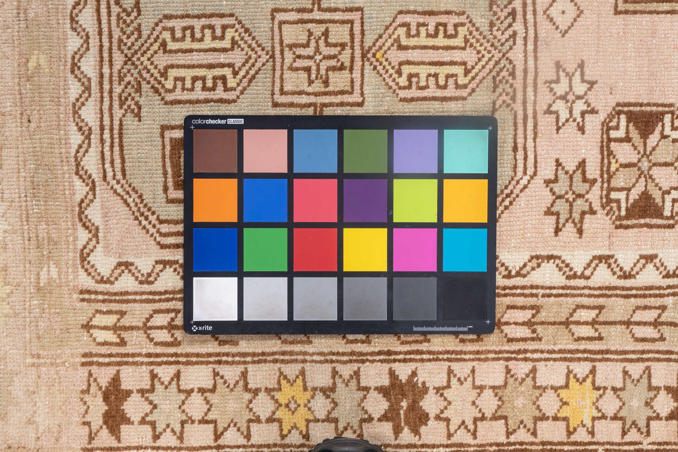 4' x 6' one-of-a-kind handmade vintage Trans Caucasian small size rug. Color palette: brown, burlywood, gray, light gray