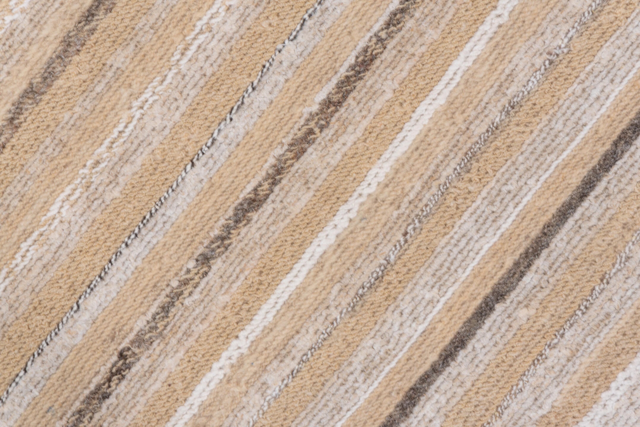9' x 11' one-of-a-kind handmade vintage Oushak large size rug. Color palette: beige, ivory, taupe, camel, gray