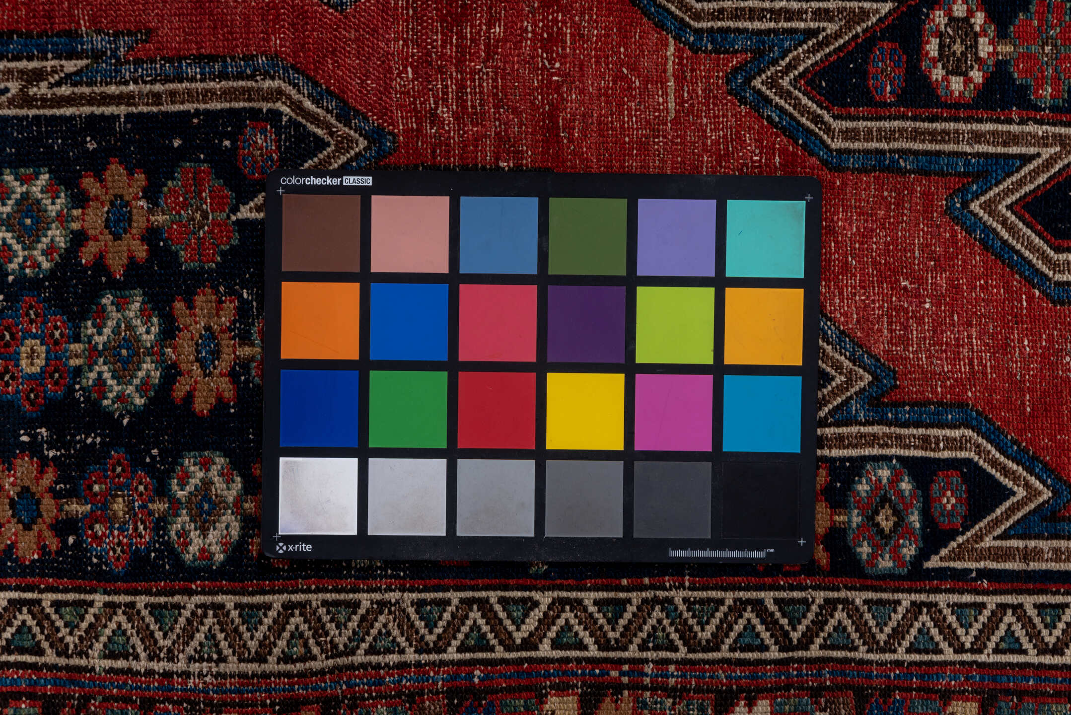 4' x 6' one-of-a-kind handmade vintage Malayer small size rug. Color palette: blue, brown, gray, pink, red