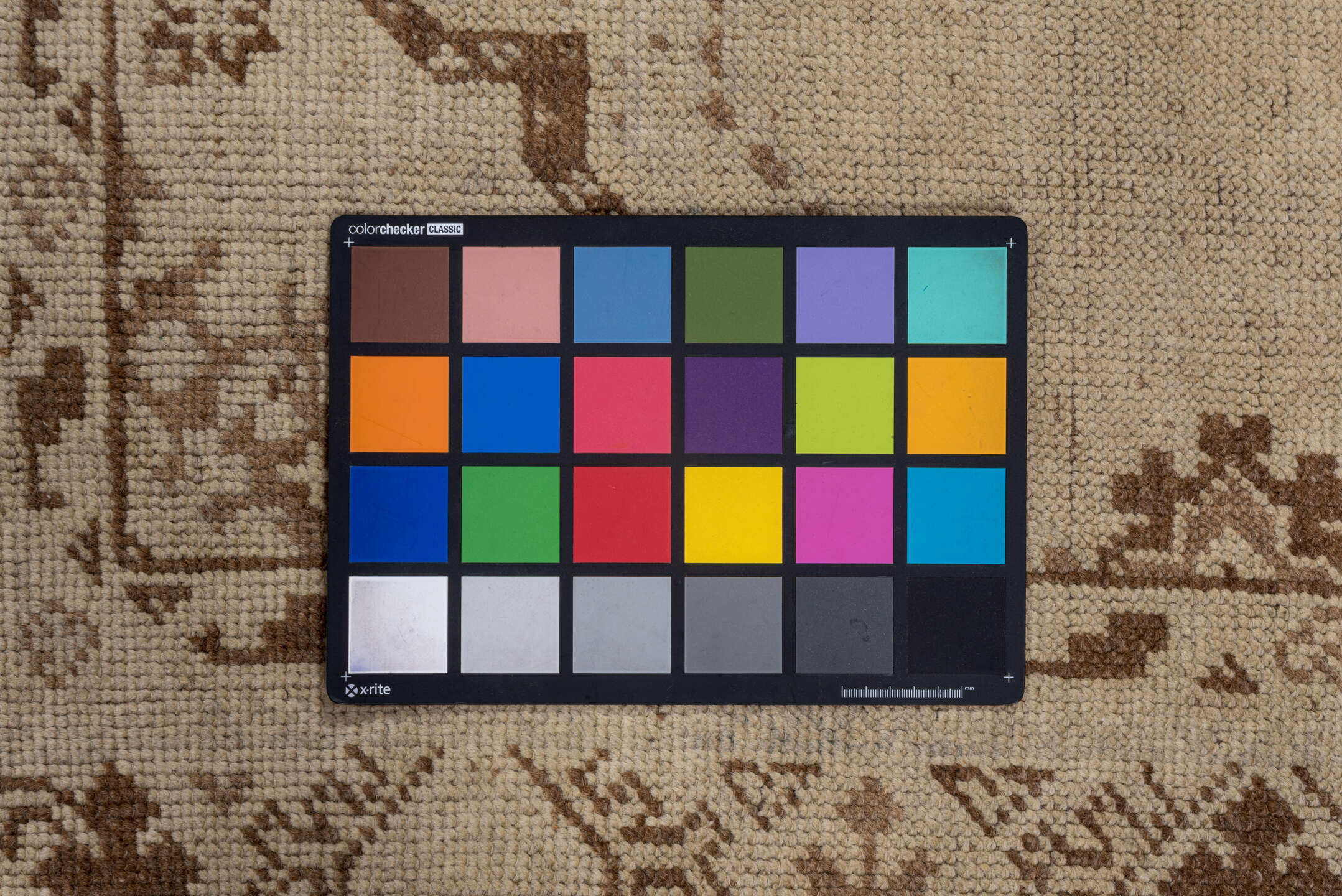 6' x 9' one-of-a-kind handmade vintage Oushak medium size rug. Color palette: brown, gray, light gray, off-white, pink, snow