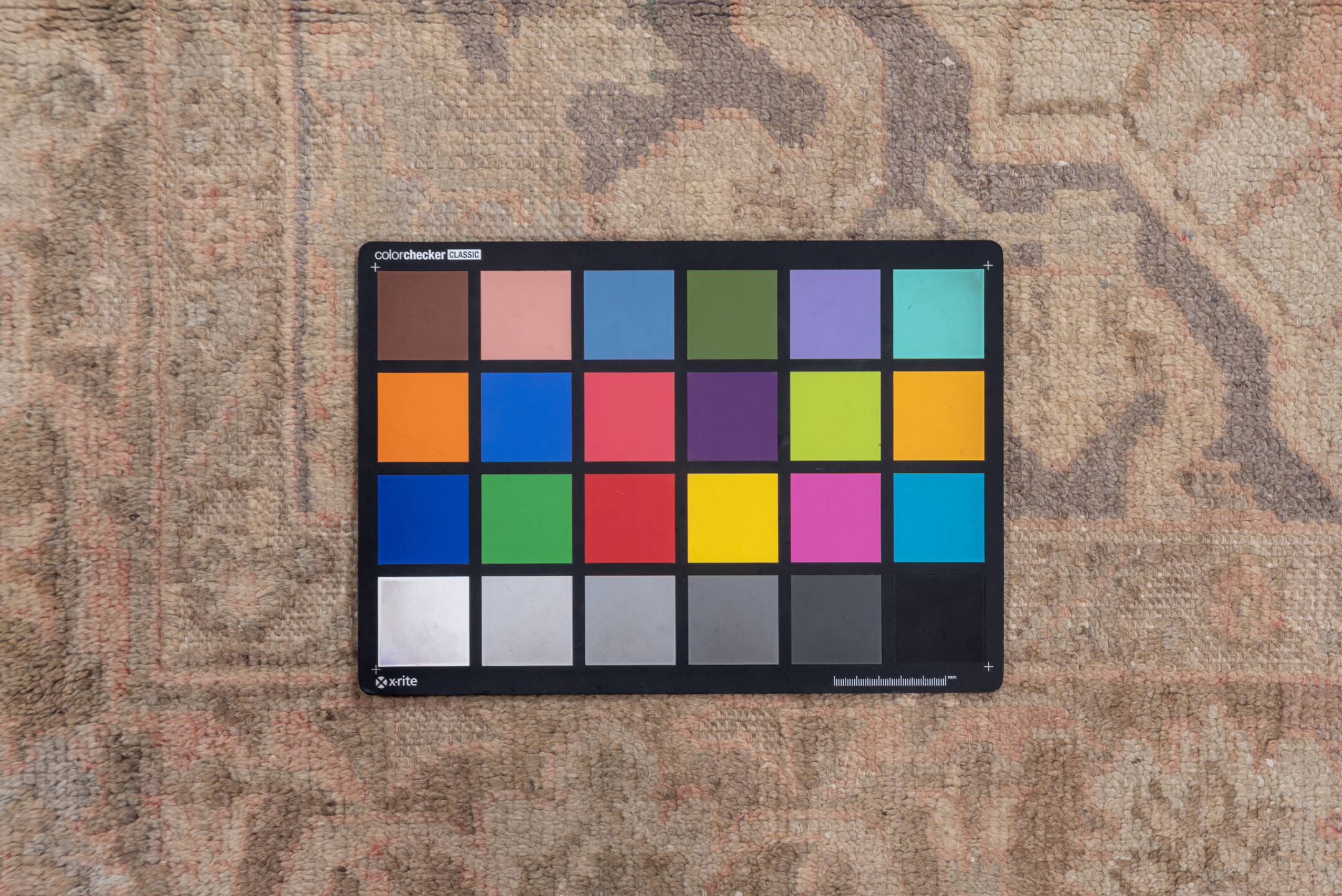 6' x 10' one-of-a-kind handmade vintage Oushak large size rug. Color palette: brown, gray, light gray, off-white, pink, snow