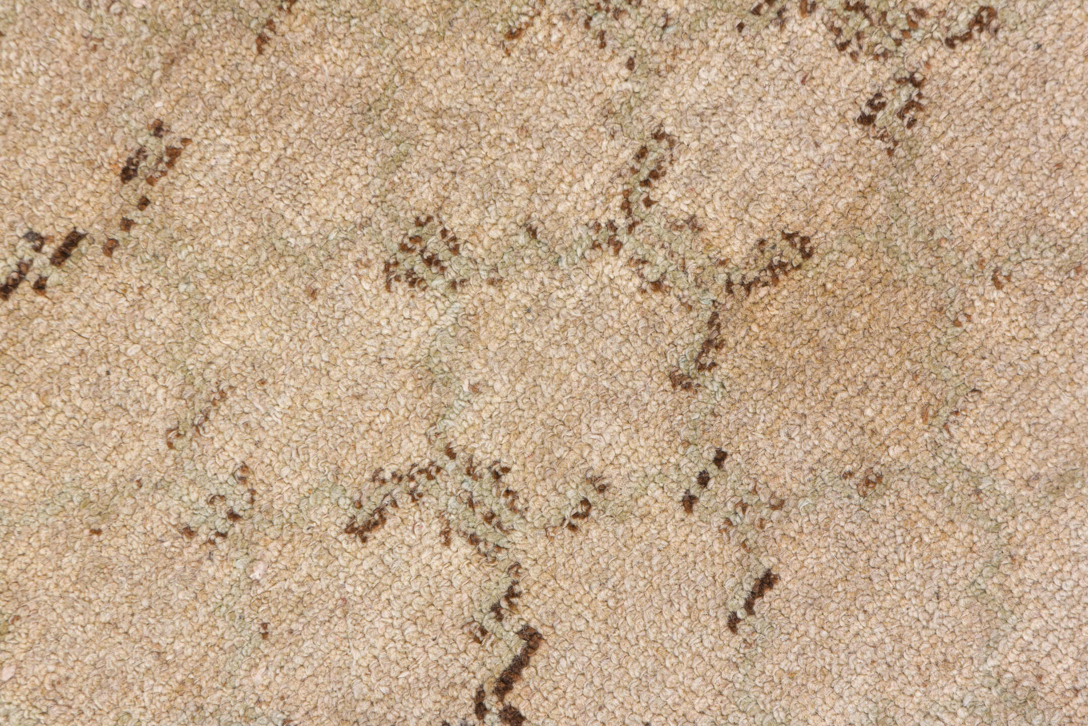 4' x 7' one-of-a-kind handmade vintage Oushak rug. Color palette: beige, ivory, taupe, camel, charcoal, gray, black