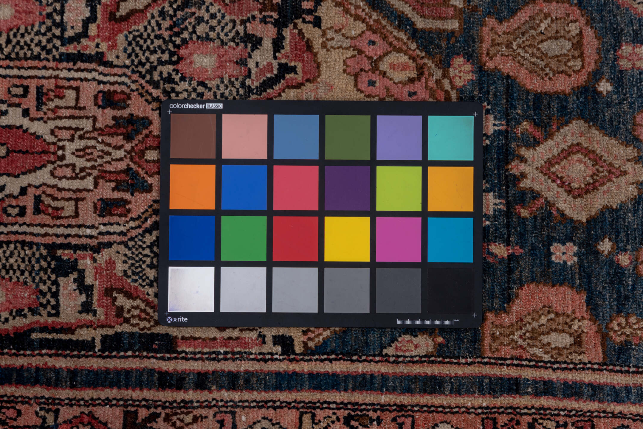 6' x 11' one-of-a-kind handmade vintage Malayer large size rug. Color palette: black, blue, brown, gray, pink, red, redwood