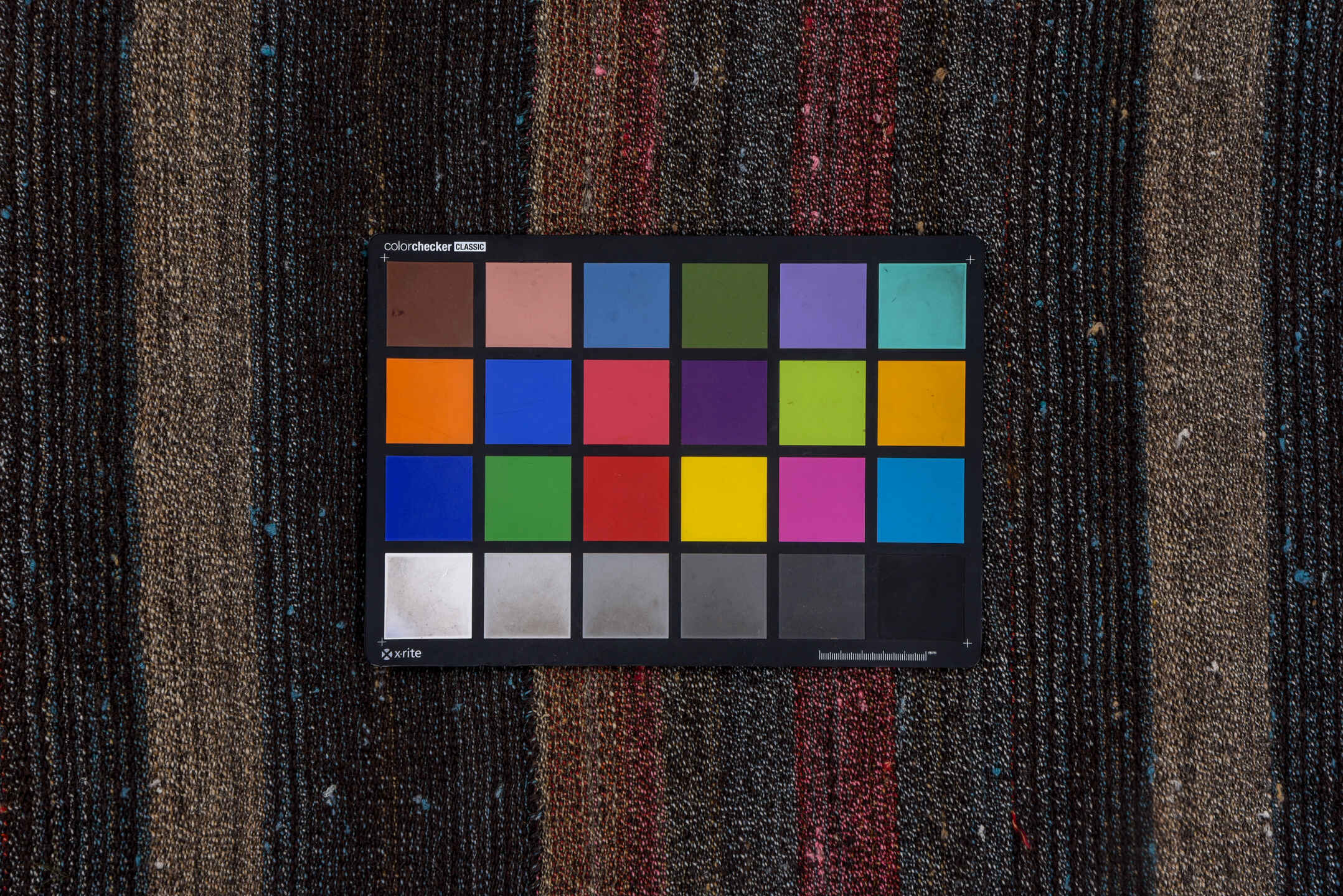 9' x 10' one-of-a-kind handmade vintage Kilim large size rug. Color palette: black, brown, gray, pink, red, rosy brown