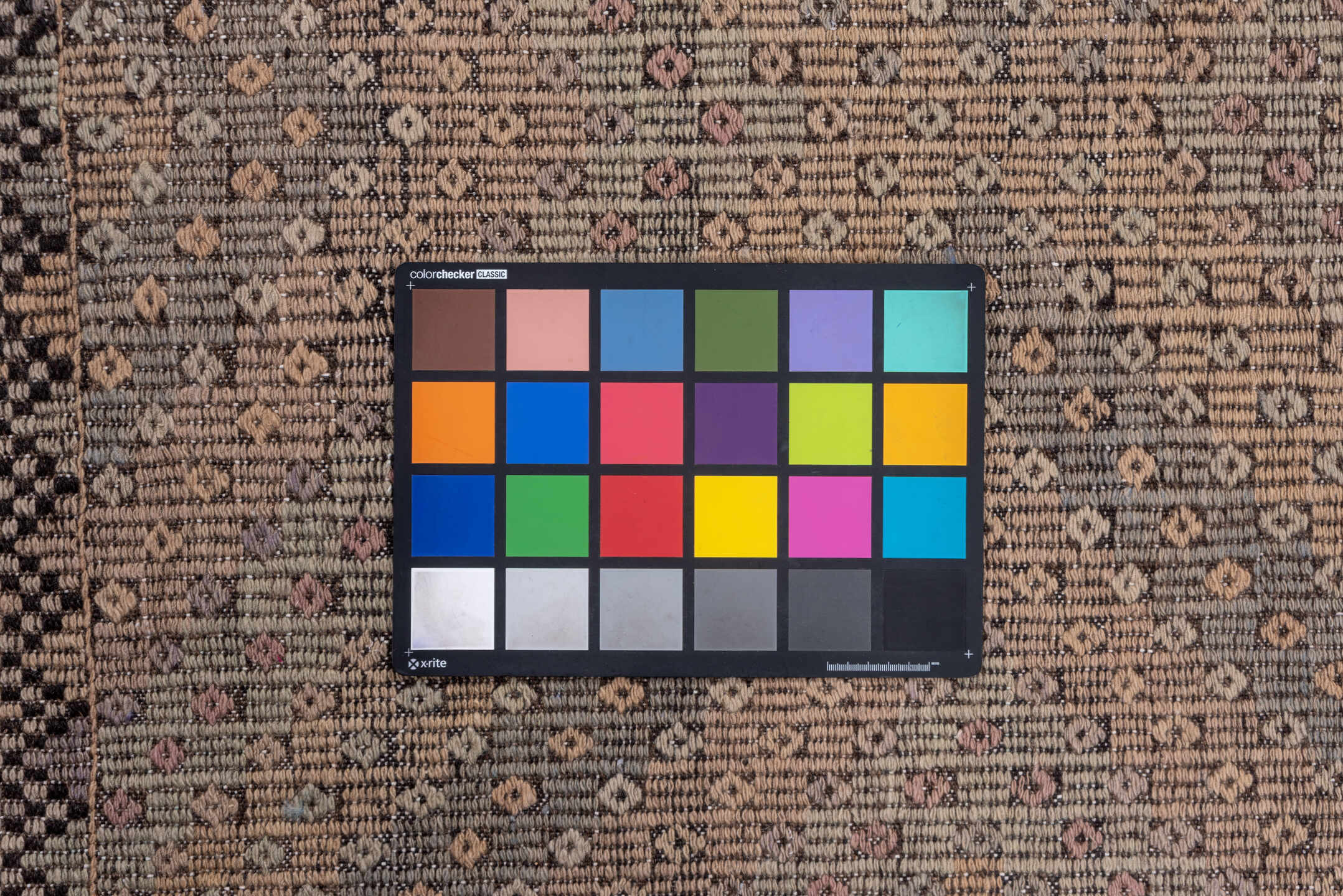 6' x 10' one-of-a-kind handmade vintage Jijim large size rug. Color palette: black, brown, gray, light gray, off-white, pink