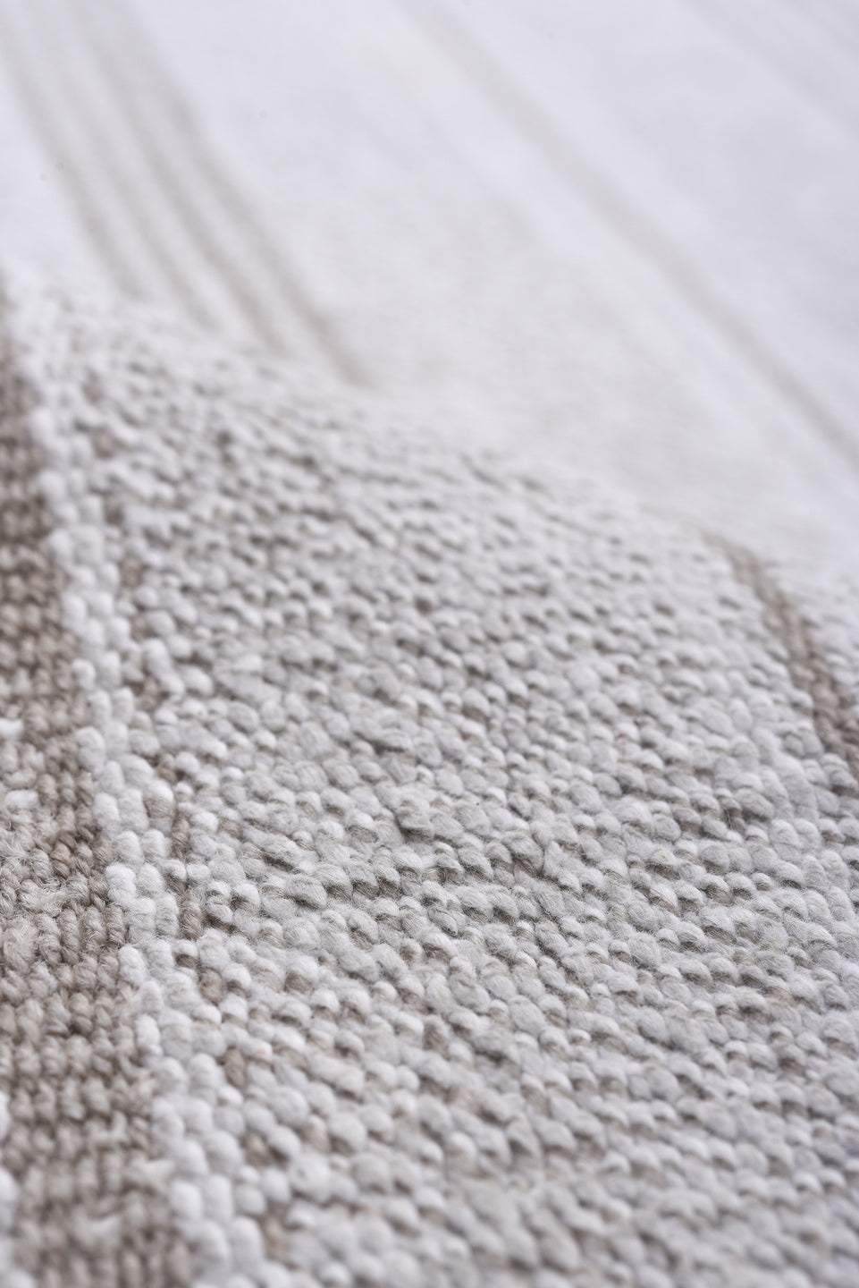 10' x 14' one-of-a-kind handmade vintage Flatweave large size rug. Color palette: dark gray, gainsboro, gray, lavender