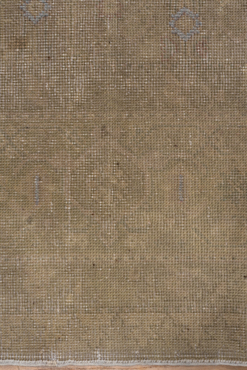 7' x 10' one-of-a-kind handmade vintage Oushak large size rug. Color palette: taupe, beige, sand, ivory, pale blue, greige